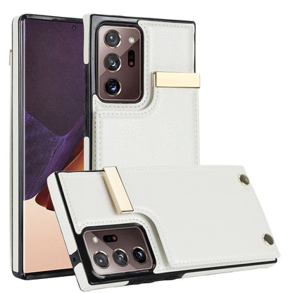Metal Buckle Card Slots Phone Case, For Samsung Galaxy S26+ 5G, For Samsung Galaxy S26 Ultra 5G, For Samsung Galaxy S26 5G, For Samsung Galaxy S23 Ultra 5G, For Samsung Galaxy S22 Ultra 5G, For Samsung Galaxy Note20 Ultra
