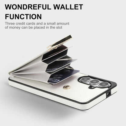 Metal Buckle Card Slots Phone Case, For Samsung Galaxy S26+ 5G, For Samsung Galaxy S26 Ultra 5G, For Samsung Galaxy S26 5G, For Samsung Galaxy S23 Ultra 5G, For Samsung Galaxy S22 Ultra 5G, For Samsung Galaxy Note20 Ultra