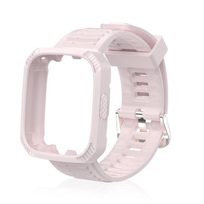 Carbon Fiber Texture Integrated Silicone Watch Band, For Redmi Watch 3