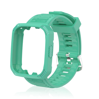 Carbon Fiber Texture Integrated Silicone Watch Band, For Redmi Watch 3