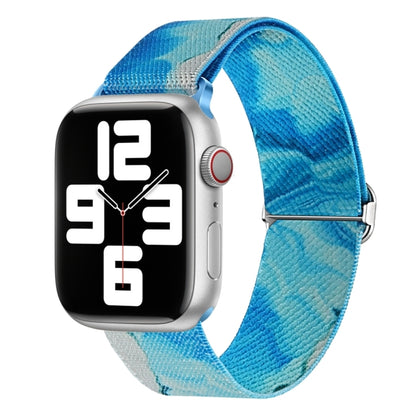 Painted Pattern Nylon Replacement Watch Band, For Apple Watch SE 2023 44mm, For Apple Watch Ultra 49mm, For Apple Watch SE 2023 40mm, For Apple Watch 8 41mm, For Apple Watch Ultra 2 49mm, For Apple Watch 8 45mm