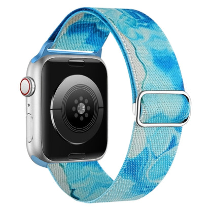 Painted Pattern Nylon Replacement Watch Band, For Apple Watch SE 2023 44mm, For Apple Watch Ultra 49mm, For Apple Watch SE 2023 40mm, For Apple Watch 8 41mm, For Apple Watch Ultra 2 49mm, For Apple Watch 8 45mm