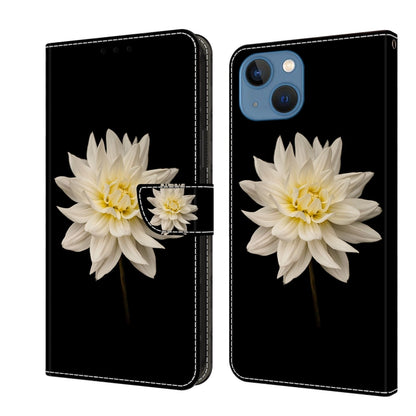 Crystal 3D Shockproof Protective Leather Phone Case, For iPhone 13 / 14, For iPhone 15 Pro