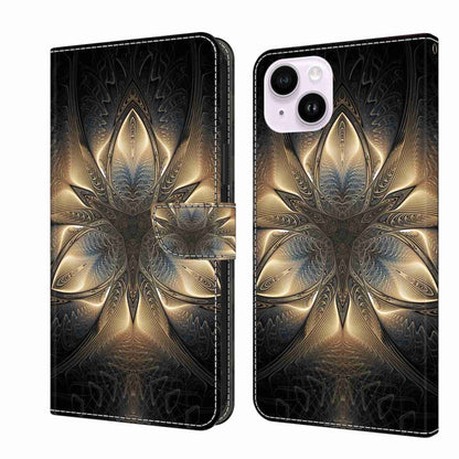 Crystal 3D Shockproof Protective Leather Phone Case, For iPhone 15 Pro Max, For iPhone 14 Plus