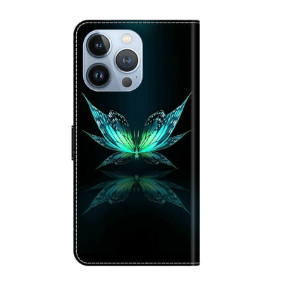 Crystal 3D Shockproof Protective Leather Phone Case, For iPhone 15 Pro Max, For iPhone 14 Plus