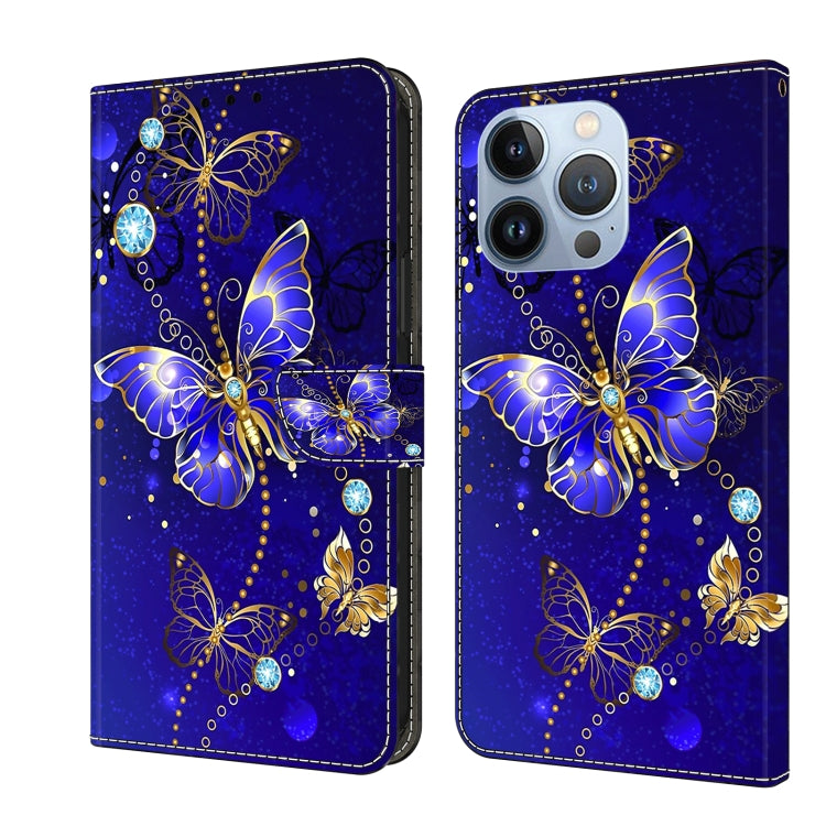 Crystal 3D Shockproof Protective Leather Phone Case, For iPhone 15 Pro Max, For iPhone 14 Plus