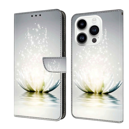 Crystal 3D Shockproof Protective Leather Phone Case, For iPhone 13 / 14, For iPhone 15 Pro
