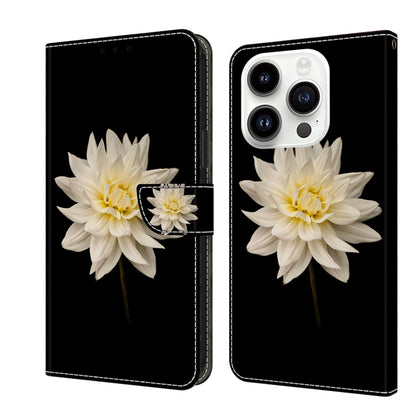 Crystal 3D Shockproof Protective Leather Phone Case, For iPhone 13 / 14, For iPhone 15 Pro