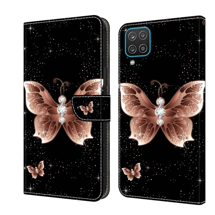 Crystal 3D Shockproof Protective Leather Phone Case, For Samsung Galaxy A12 4G / 5G, For Samsung Galaxy A13 4G / 5G / A04S