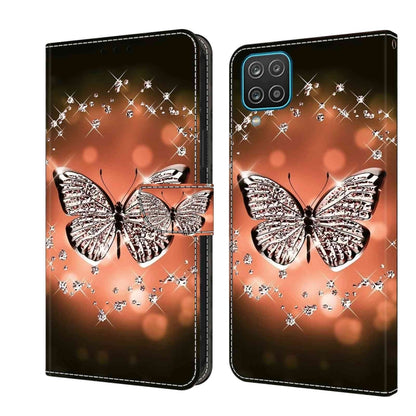 Crystal 3D Shockproof Protective Leather Phone Case, For Samsung Galaxy A12 4G / 5G, For Samsung Galaxy A13 4G / 5G / A04S