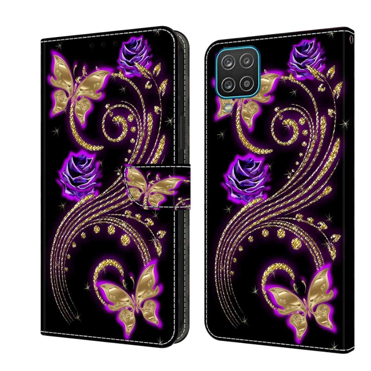 Crystal 3D Shockproof Protective Leather Phone Case, For Samsung Galaxy A12 4G / 5G, For Samsung Galaxy A13 4G / 5G / A04S
