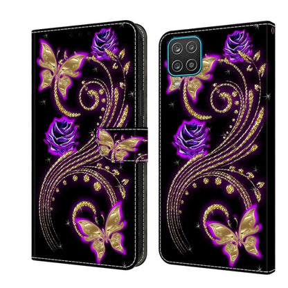Crystal 3D Shockproof Protective Leather Phone Case, For Samsung Galaxy A12 4G / 5G, For Samsung Galaxy A13 4G / 5G / A04S