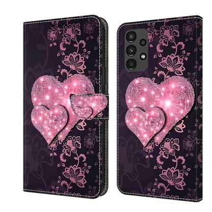 Crystal 3D Shockproof Protective Leather Phone Case, For Samsung Galaxy A12 4G / 5G, For Samsung Galaxy A13 4G / 5G / A04S
