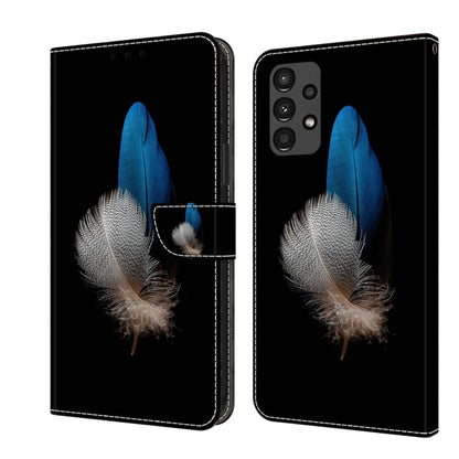 Crystal 3D Shockproof Protective Leather Phone Case, For Samsung Galaxy A12 4G / 5G, For Samsung Galaxy A13 4G / 5G / A04S