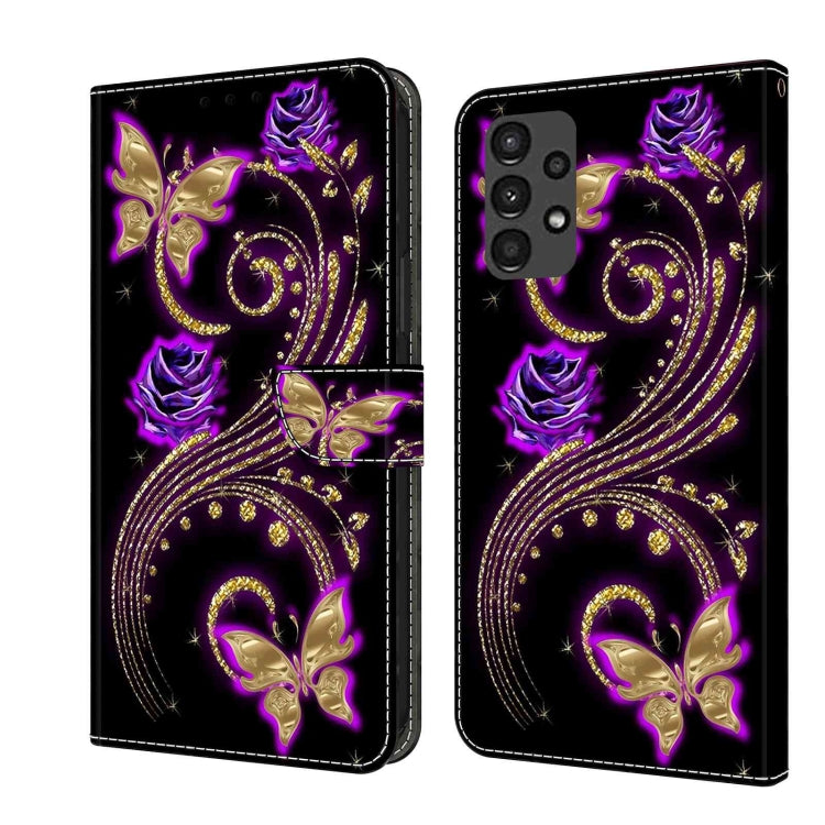 Crystal 3D Shockproof Protective Leather Phone Case, For Samsung Galaxy A12 4G / 5G, For Samsung Galaxy A13 4G / 5G / A04S