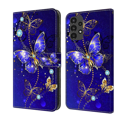 Crystal 3D Shockproof Protective Leather Phone Case, For Samsung Galaxy A12 4G / 5G, For Samsung Galaxy A13 4G / 5G / A04S