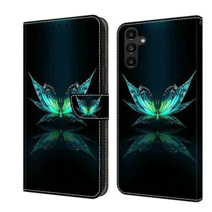 Crystal 3D Shockproof Protective Leather Phone Case, For Samsung Galaxy A24, For Samsung Galaxy A14 4G / 5G
