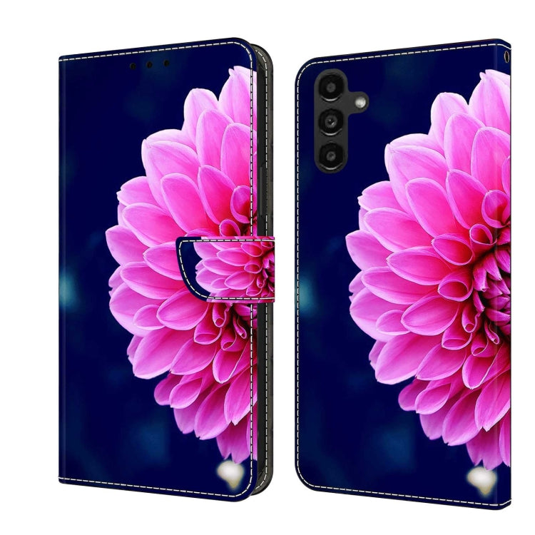 Crystal 3D Shockproof Protective Leather Phone Case, For Samsung Galaxy A24, For Samsung Galaxy A14 4G / 5G