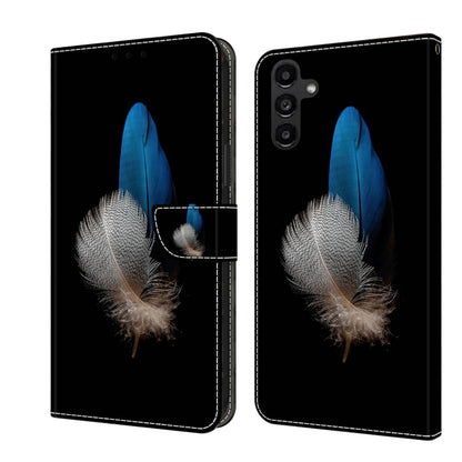 Crystal 3D Shockproof Protective Leather Phone Case, For Samsung Galaxy A24, For Samsung Galaxy A14 4G / 5G