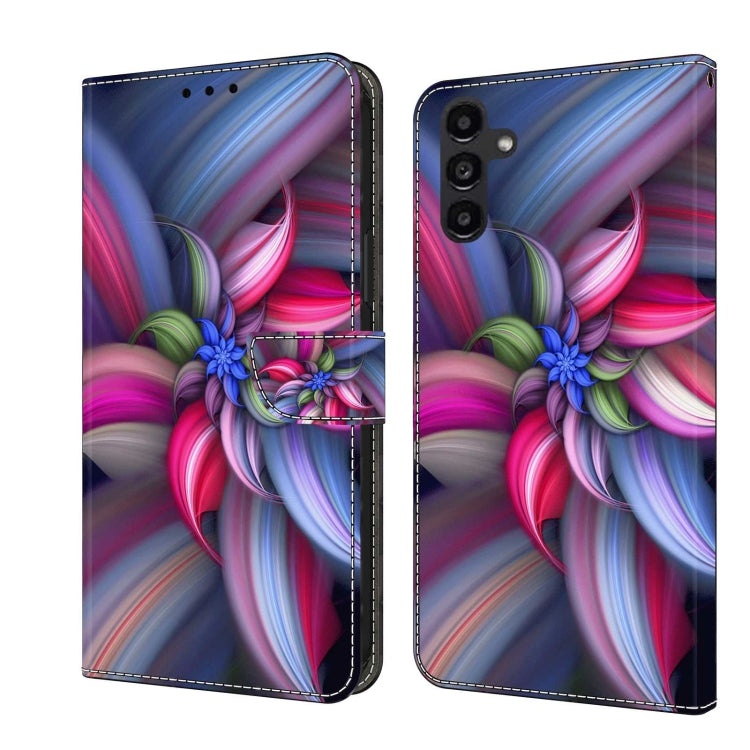 Crystal 3D Shockproof Protective Leather Phone Case, For Samsung Galaxy A24, For Samsung Galaxy A14 4G / 5G