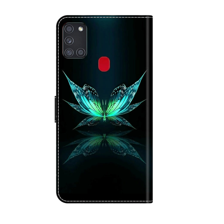 Crystal 3D Shockproof Protective Leather Phone Case, For Samsung Galaxy A21s, For Samsung Galaxy A71 4G