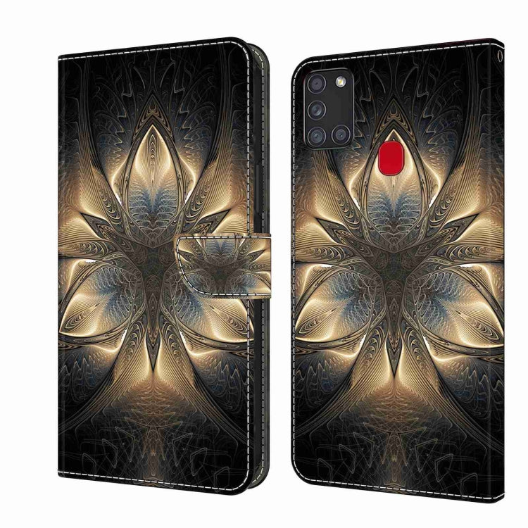 Crystal 3D Shockproof Protective Leather Phone Case, For Samsung Galaxy A21s, For Samsung Galaxy A71 4G