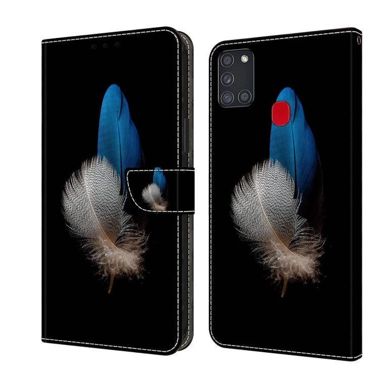 Crystal 3D Shockproof Protective Leather Phone Case, For Samsung Galaxy A21s, For Samsung Galaxy A71 4G