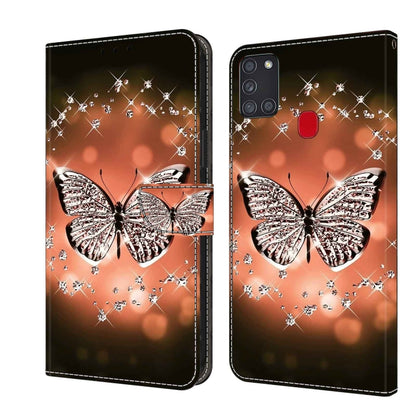 Crystal 3D Shockproof Protective Leather Phone Case, For Samsung Galaxy A21s, For Samsung Galaxy A71 4G