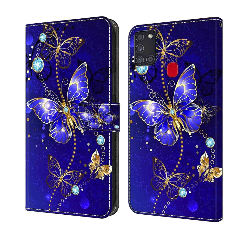 Crystal 3D Shockproof Protective Leather Phone Case, For Samsung Galaxy A21s, For Samsung Galaxy A71 4G