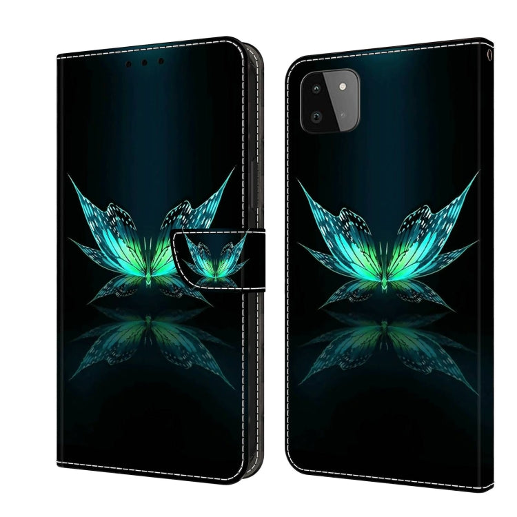 Crystal 3D Shockproof Protective Leather Phone Case, For Samsung Galaxy A22 5G, For Samsung Galaxy S21 FE 5G