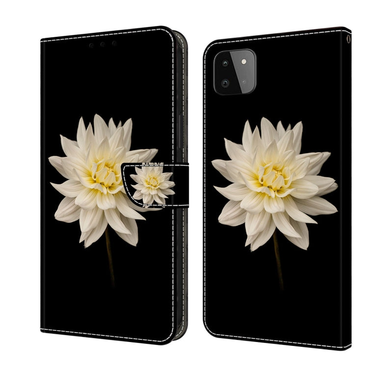 Crystal 3D Shockproof Protective Leather Phone Case, For Samsung Galaxy A22 5G, For Samsung Galaxy S21 FE 5G
