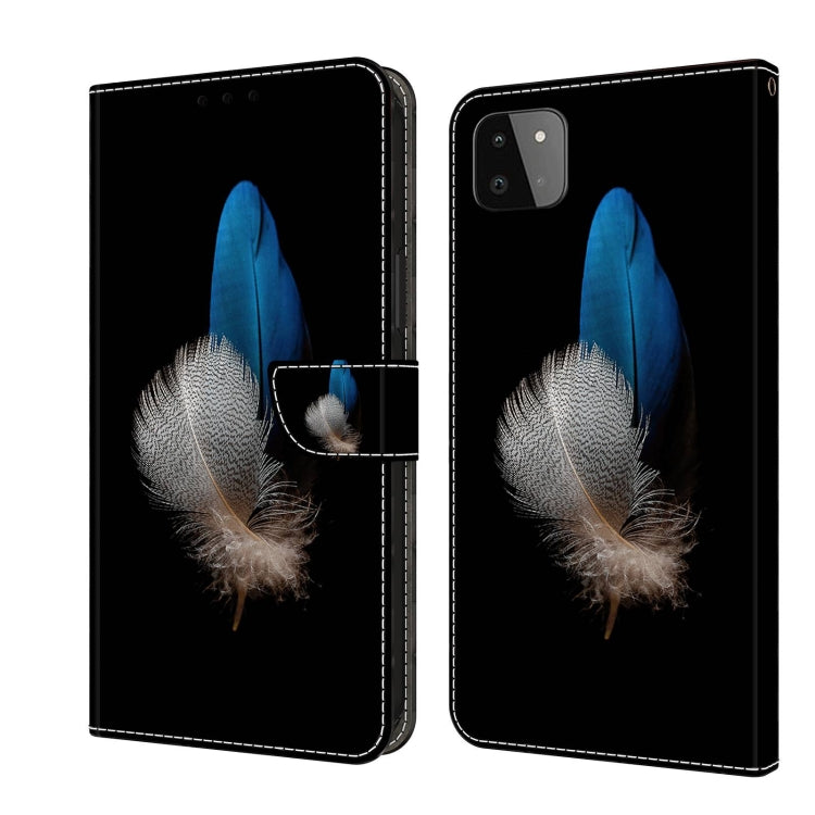 Crystal 3D Shockproof Protective Leather Phone Case, For Samsung Galaxy A22 5G, For Samsung Galaxy S21 FE 5G