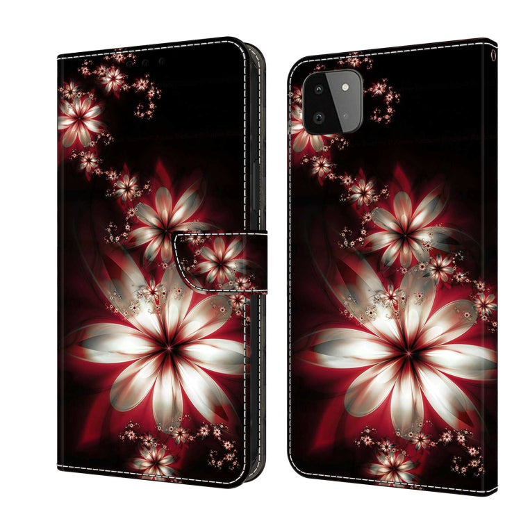 Crystal 3D Shockproof Protective Leather Phone Case, For Samsung Galaxy A22 5G, For Samsung Galaxy S21 FE 5G