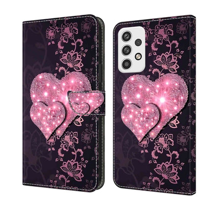 Crystal 3D Shockproof Protective Leather Phone Case, For Samsung Galaxy A23 5G, For Samsung Galaxy S23 FE 5G