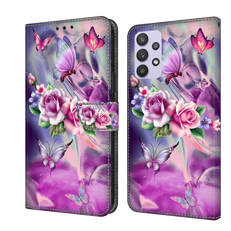 Crystal 3D Shockproof Protective Leather Phone Case, For Samsung Galaxy A32 5G, For Samsung Galaxy S21