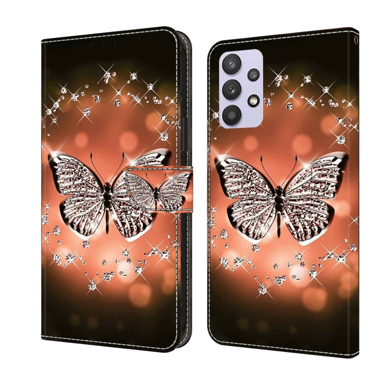 Crystal 3D Shockproof Protective Leather Phone Case, For Samsung Galaxy A32 5G, For Samsung Galaxy S21