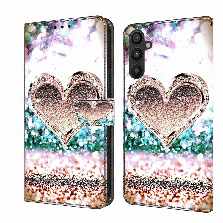 Crystal 3D Shockproof Protective Leather Phone Case, For Samsung Galaxy A34 5G, For Samsung Galaxy A54 5G