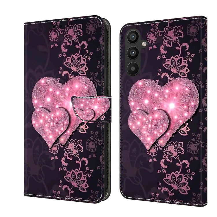 Crystal 3D Shockproof Protective Leather Phone Case, For Samsung Galaxy A34 5G, For Samsung Galaxy A54 5G