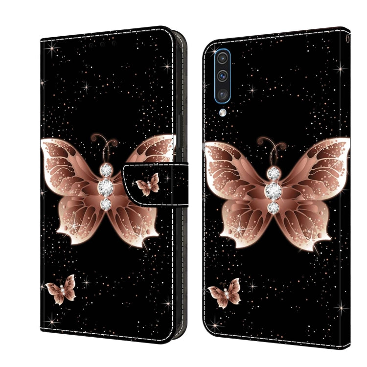Crystal 3D Shockproof Protective Leather Phone Case, For Samsung Galaxy A51 4G, For Samsung Galaxy A50