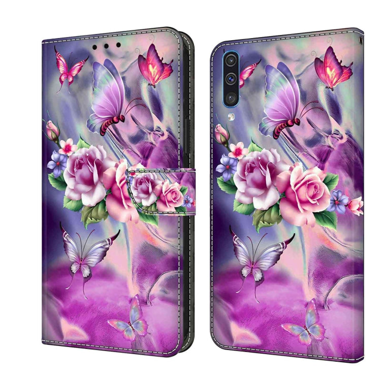 Crystal 3D Shockproof Protective Leather Phone Case, For Samsung Galaxy A51 4G, For Samsung Galaxy A50