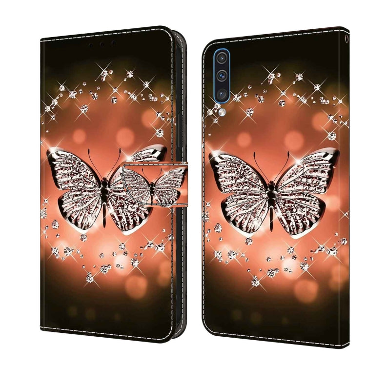 Crystal 3D Shockproof Protective Leather Phone Case, For Samsung Galaxy A51 4G, For Samsung Galaxy A50