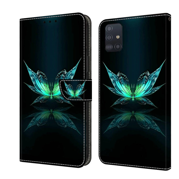 Crystal 3D Shockproof Protective Leather Phone Case, For Samsung Galaxy A51 4G, For Samsung Galaxy A50