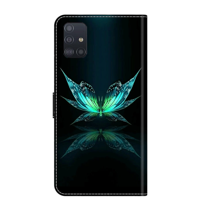 Crystal 3D Shockproof Protective Leather Phone Case, For Samsung Galaxy A51 4G, For Samsung Galaxy A50