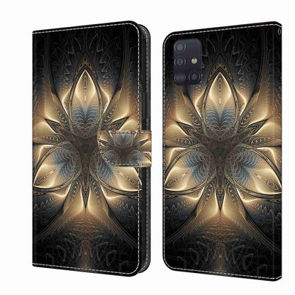 Crystal 3D Shockproof Protective Leather Phone Case, For Samsung Galaxy A51 4G, For Samsung Galaxy A50