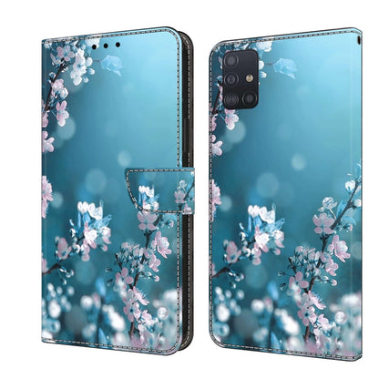 Crystal 3D Shockproof Protective Leather Phone Case, For Samsung Galaxy A51 4G, For Samsung Galaxy A50
