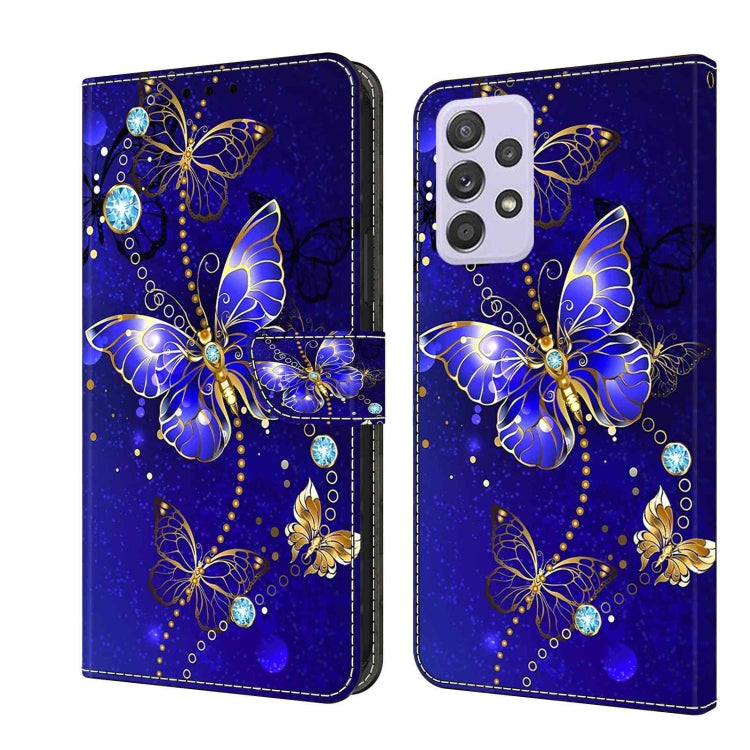 Crystal 3D Shockproof Protective Leather Phone Case, For Samsung Galaxy S22, For Samsung Galaxy A52 / A52s 5G