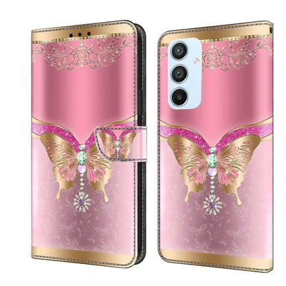Crystal 3D Shockproof Protective Leather Phone Case, For Samsung Galaxy A34 5G, For Samsung Galaxy A54 5G