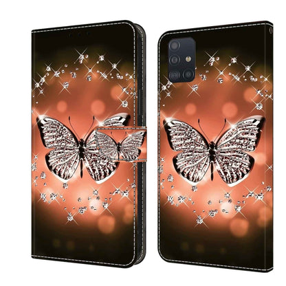 Crystal 3D Shockproof Protective Leather Phone Case, For Samsung Galaxy A21s, For Samsung Galaxy A71 4G