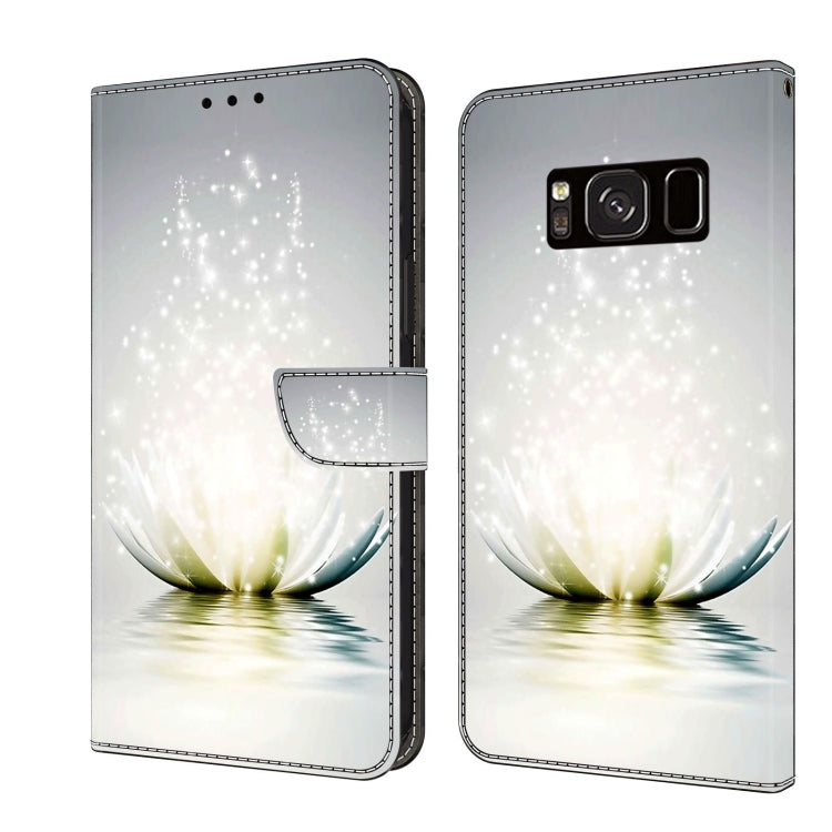 Crystal 3D Shockproof Protective Leather Phone Case, For Samsung Galaxy S8