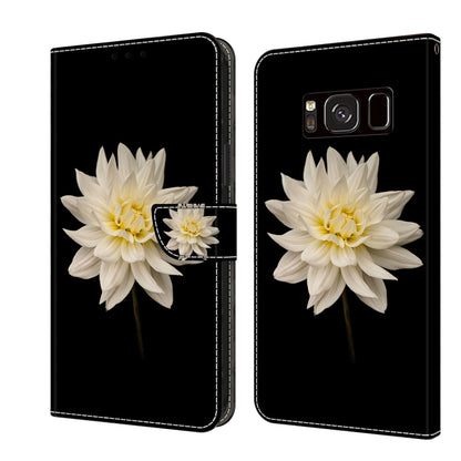 Crystal 3D Shockproof Protective Leather Phone Case, For Samsung Galaxy S8